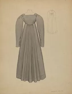 Sleeve Gallery: Quaker Dress, c. 1936. Creator: Roberta Spicer