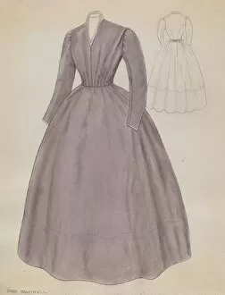 Ladieswear Gallery: Quaker Dress, c. 1936. Creator: Sara Garfinkel