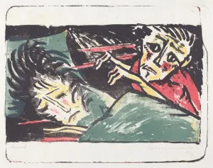 Qual (Torment), 1920 / 1921. Creator: Walter Gramatté