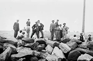 Quarantine Prints: Quarantined on Hoffman Isl'd, between c1910 and c1915. Creator: Bain News Service