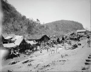 The quarry village of El Abra, between 1880 and 1897. Creator: William H. Jackson