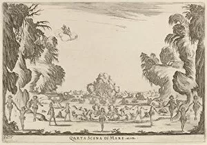 Choreography Collection: Quarta Scena di Mare, 1637. Creator: Stefano della Bella