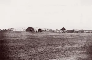 Quartermaster and Ambulance Camp, Brandy Station, Virginia, 1861-65