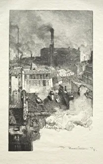 Quartier des Gobelins, 1889. Creator: Auguste Louis Lepere (French, 1849-1918)