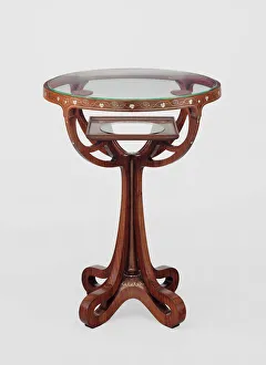 Inlaying Gallery: Quatrefoil Table, Italy, c. 1900. Creator: Eugenio Quarti