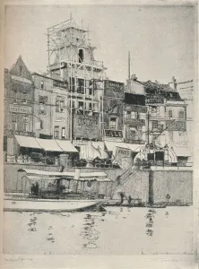 Richards Prints: The Quay, Bristol, c1918. Artist: Frederick Charles Richards