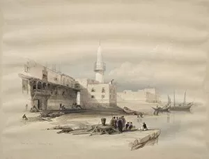1796 1864 Gallery: Quay at Suez, 1839. Creator: David Roberts (British, 1796-1864)
