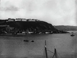 Transparency Prints: Quebec from Levis, between 1890 and 1906. Creator: Unknown