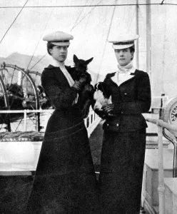 Alexandra Prints: Queen Alexandra (1844-1925) with her daughter Princess Victoria (1868-1935)