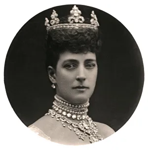 Queen Alexandra (1844-1925), queen consort to King Edward VII, late 19th century. Artist: Rotary Photo