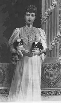 Dogs Collection: Queen Alexandra, 1901. Creator: Unknown