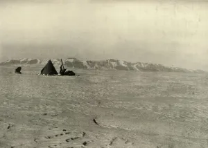 The Queen Alexandra Range Photographed on the way down the Glacier, c1908, (1909) The Queen Alexandra Range Photographed on the way down the Glacier, c1908, (1909)