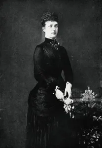 Queen Alexandra in the year of Her Silver Wedding, 1888 (1911). Artist: W&D Downey