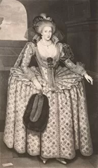 Queen Anne of Denmark, 1611-1614, (1904). Artist: Marcus Gheeraerts, the Younger