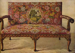 Fell Prints: A Queen Anne Settee Upholstered in Petit Point, c1900, (1936)