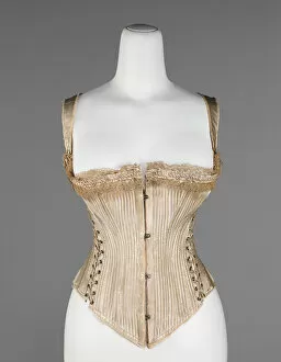 Corset Gallery: Queen Bess, American, 1876. Creator: Worcester Skirt Company