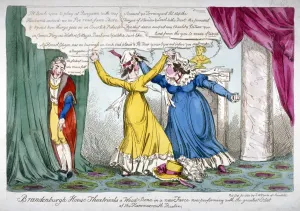 Matthew Wood Collection: Queen Caroline and Mrs Wood, 1820