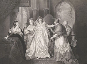 Catalina De Aragon Collection: Queen Catherine, Cardinal Wolsey and Cardinal Campeius (Sha