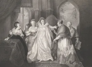 Boydell Gallery: Queen Catherine, Cardinal Wolsey and Cardinal Campeius (Sha