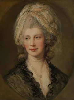 Charlotte Collection: Queen Charlotte. Creator: Thomas Gainsborough