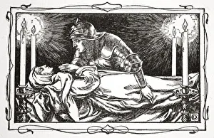 Dora Curtis Gallery: Found the Queen Dead, 1905. Artist: Dora Curtis