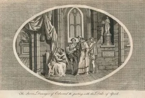 Parting Prints: The Queen Dowager of Edward IV parting with her son, the Duke of York, 1483 (1793)
