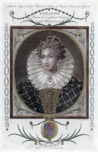 Queen Elizabeth of England, (1784). Artist: Woodman & Mutlow