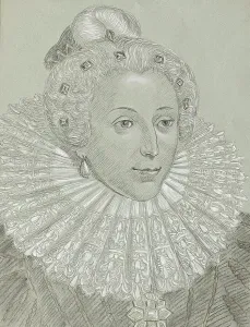Queen Bess Prints: Queen Elizabeth of England, undated. (c1910s) Creator: Franz von Matsch
