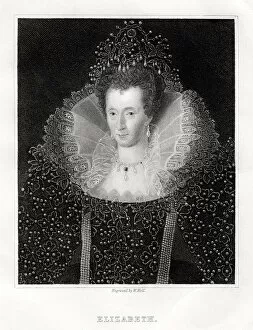Images Dated 18th January 2006: Queen Elizabeth I, 1860. Artist: W Holl