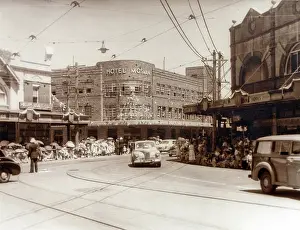 Arrive Prints: Queen Elizabeth II visits Mosman, 18 February 1954. Creator: Unknown