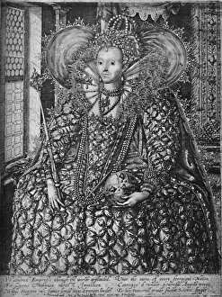 Queen Elizabeth Standing in a Room with a Lattice Window, c1592 (1903) Queen Elizabeth Standing in a Room with a Lattice Window, c1592 (1903)