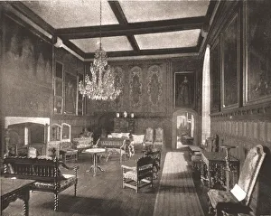Chandelier Prints: Queen Elizabeths Room in Penshurst Place, Kent, 1894. Creator: Unknown