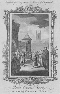Hampshire Prints: Queen Emmas Chastity tried by ordeal fire, 1773. Creator: William Walker