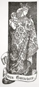 Dora Curtis Gallery: Queen Guenevere, 1905. Artist: Dora Curtis