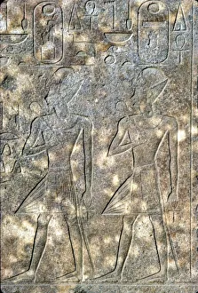 Makare Hatshepsut Prints: Queen Hatshepsut and her co-regent Pharaoh Thutmosis III, 18th Dynasty. c1503BC-1483 BC
