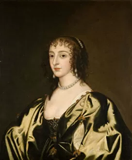 Anthony Van Dyck Gallery: Queen Henrietta Maria, 1770. Creator: Unknown