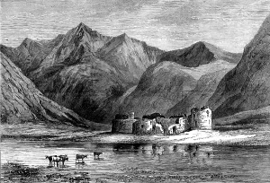 Lonely Prints: The Queen in the Highlands: ruins of Old Inverlochy Castle, 1873. Creator: Unknown