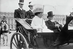 Princess Wilhelmina Prints: Queen of Holland, Premier Falliers, 1912. Creator: Bain News Service