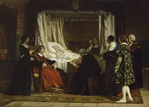 Testament Prints: Queen Isabella I of Castile dictating her last will and testament