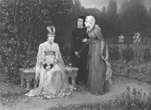 Queen Isabella and her ladies, c1870. Artist: Thomas Sherratt