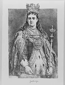 Matejko Prints: Queen Jadwiga of Poland, 19th century. Artist: Matejko, Jan Alojzy (1838-1893)