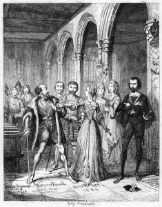 Intervention Prints: Queen Jane interposing between Northumberland and Simon Renard