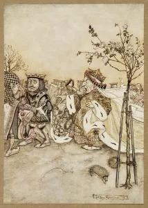 Justice Gallery: The Queen never left off quarrelling with the other players... 1907