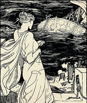 String Prints: The Queen of the Magic Clew, c1900. Artist: John Dickson Batten