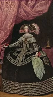 Diego Velazquez Gallery: Queen Mariana of Austria, 1652-1653 (1939). Artist: Diego Velasquez
