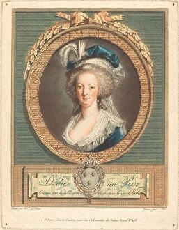Alix Pierre Michel Collection: Queen Marie-Antoinette, c. 1789. Creator: Pierre Michel Alix