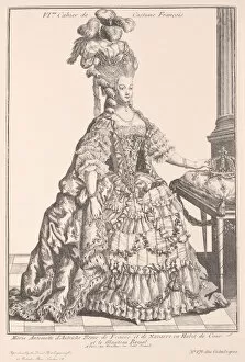 Absolutism Gallery: Queen Marie Antoinette of France (1755-1793) in court dress, ca 1778