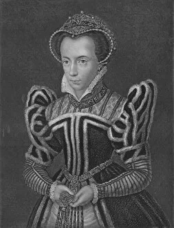 Queen Of England And Ireland Collection: Queen Mary, c1540, (early-mid 19th century). Creator: Henry Thomas Ryall