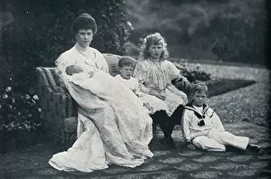 Princess Royal Gallery: Queen Mary and four of her children, 1905, (1936)