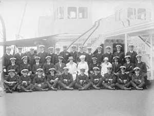 Queen Mary and King George V on board HMY Victoria and Albert, 1925. Creator